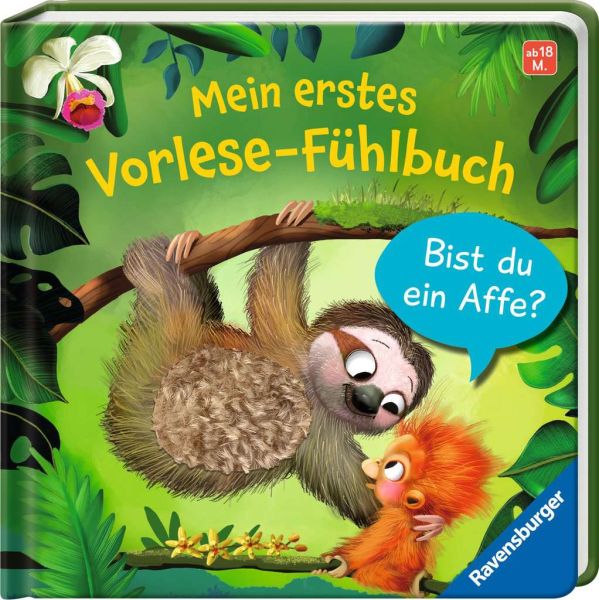 Ravensburger® Bücher - Mein erstes Vorlese-Fühlbuch: Bist du ein Affe?