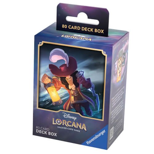 Ravensburger® Disney Lorcana Trading Card Game: Das Erste Kapitel - Deck Box Captain Hook