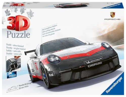 Ravensburger® 3D Puzzle - Porsche 911 GT3 Cup, 108 Teile