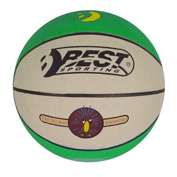 BEST Sporting - Mini Basketball grün/cremefarben
