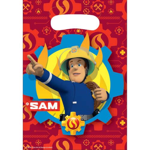 amscan® Feuerwehrmann Sam - 8 Party-Tüten