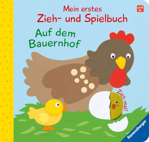 Ravensburger® Zieh- und Spielbuch - Auf dem Bauernhof
