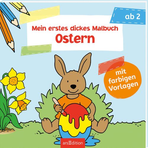ars Edition - Mein erstes dickes Malbuch Ostern