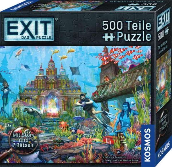 Kosmos EXIT® - Das Puzzle: Der Schlüssel von Atlantis, 500 Teile