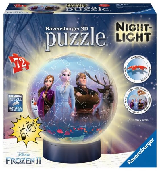 Ravensburger® Puzzle - 3D Puzzleball FROZEN 2 Nachtlicht