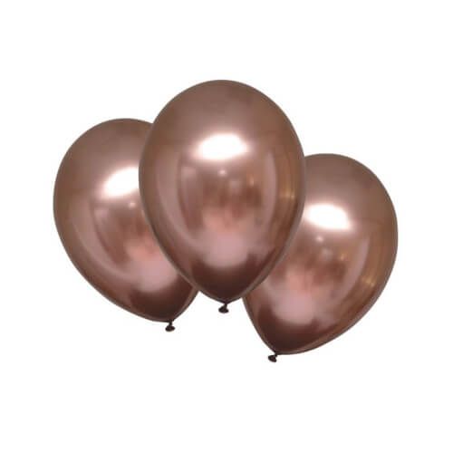 amscan® - 6 Latexballons Satin Luxe Rose Copper, 27,5 cm