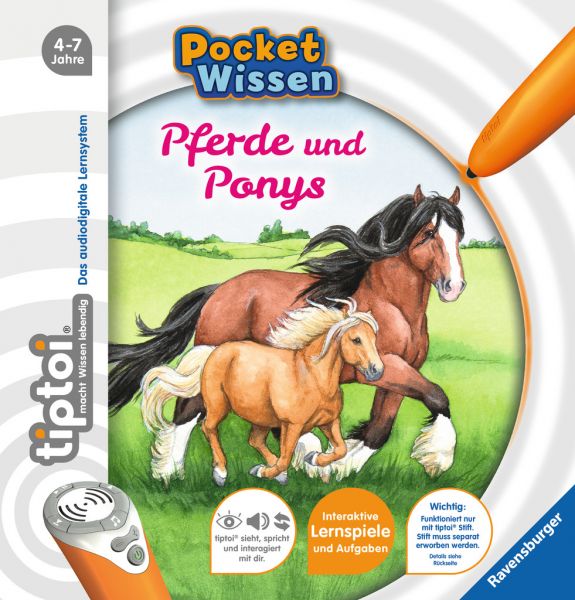 Ravensburger® tiptoi® Pocket - Pferde und Ponys