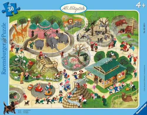 Ravensburger® Puzzle - Ali Mitgutsch: Im Zoo, 30 Teile