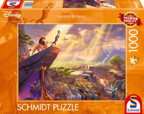 Schmidt Puzzle - Disney Der König der Löwen, 1000 Teile