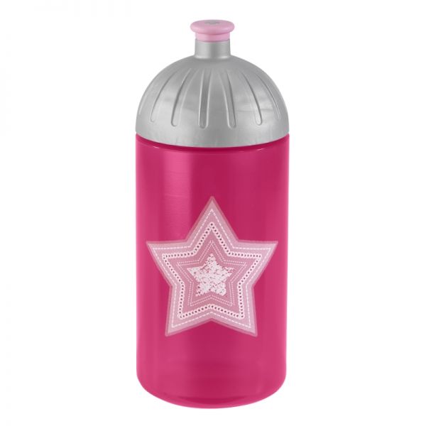Step by Step - Trinkflasche Glamour Star, Pink