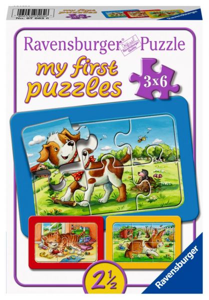Ravensburger® Puzzle - My first puzzles, 3x6 Teile