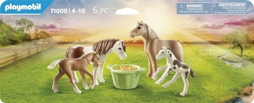 PLAYMOBIL® Country - 2 Island Ponys mit Fohlen