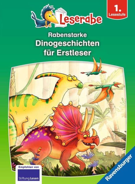 Ravensburger® Leserabe Stufe 1 - Rabenstarke Dinogeschichten für Erstleser