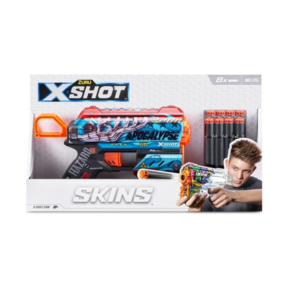 ZURU XSHOT SKINS - Flux Blaster mit Darts, sortiert