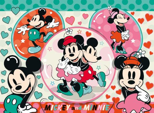 Ravensburger® Puzzle XXL - Unser Traumpaar Mickey und Minnie, 150 Teile