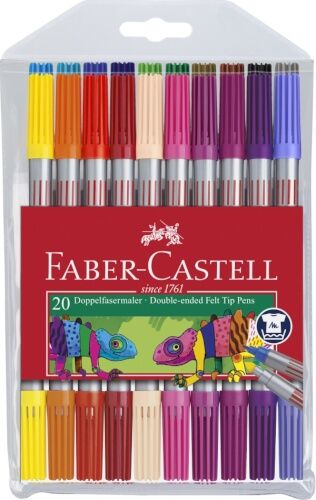 Faber-Castell - Doppelfasermaler, 20er Set