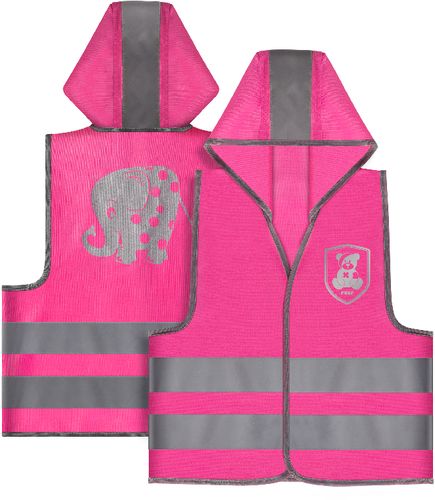 reer - MyBuddyGuard Sicherheitsweste pink, elefant
