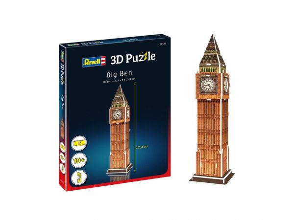 Revell 3D Puzzle Mini - Big Ben, 13 Teile