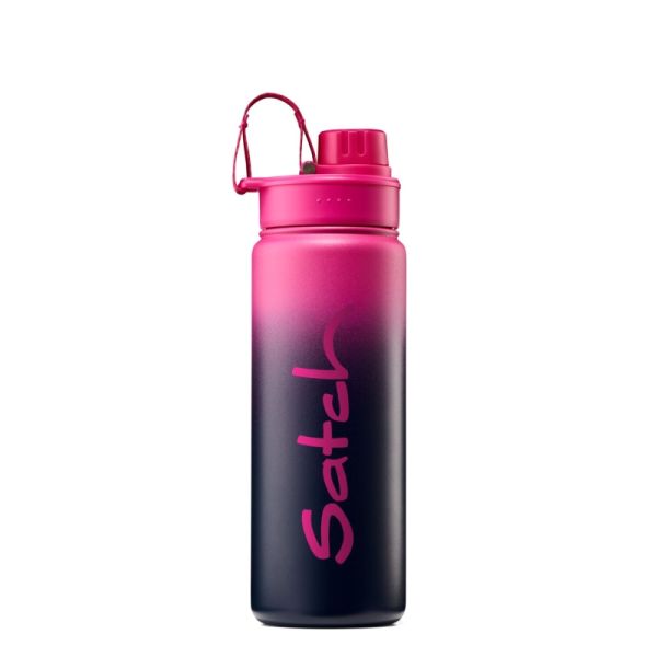 satch Bottle - Edelstahl Trinkflasche Pink Graffiti
