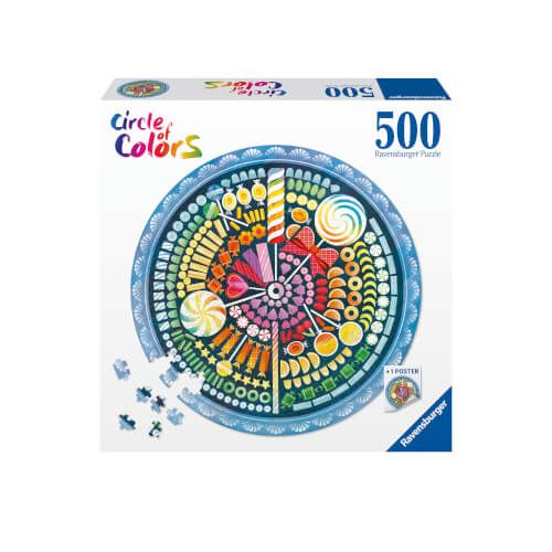 Ravensburger® Puzzle Circle of Colors - Candy, 500 Teile
