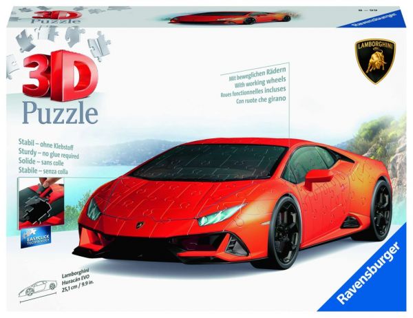 Ravensburger® 3D Puzzle - Lamborghini Huracan Evo, 108 Teile