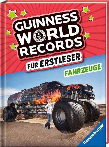 Ravensburger® Bücher - Guinness World Records für Erstleser Fahrzeuge