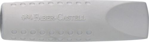 Faber-Castell - Radierer Jumbo Grip Eraser Cap, grau