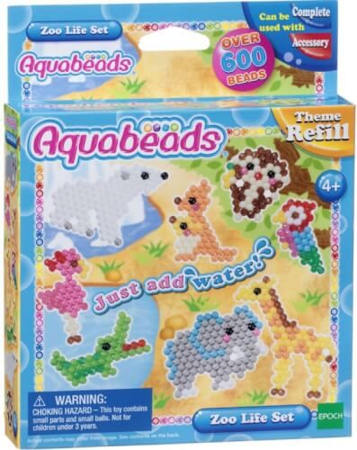 Aquabeads - Zootier Set, 600 Perlen