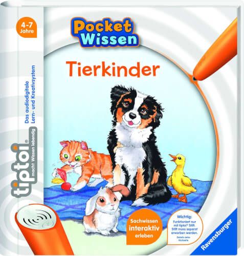 Ravensburger® tiptoi® Pocket Wissen - Tierkinder