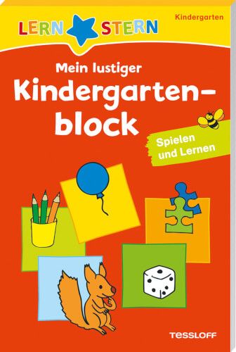 Tessloff LERNSTERN - Mein lustiger Kindergartenblock, Spielen und Lernen