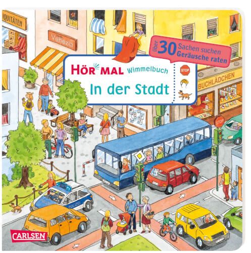 Carlsen Hör mal Soundbuch - Wimmelbuch: In der Stadt