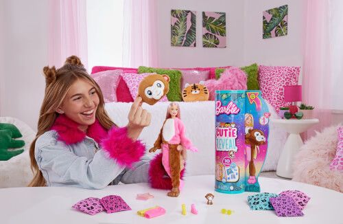 Barbie® Cutie Reveal - Jungle Serie Puppe Affe