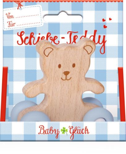 BabyGlück - Schiebe-Teddy aus Holz