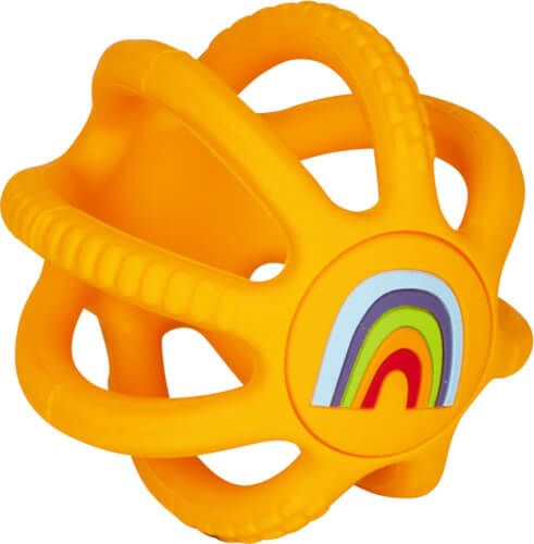 BabyGlück - Silikon-Greifball Regenbogen