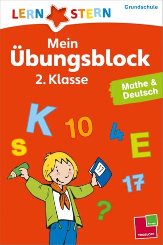 Tessloff LERNSTERN - Mein Übungsblock Mathe und Deutsch, 2. Klasse