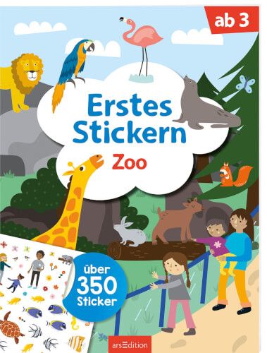 ars Edition - Erstes Stickern Zoo