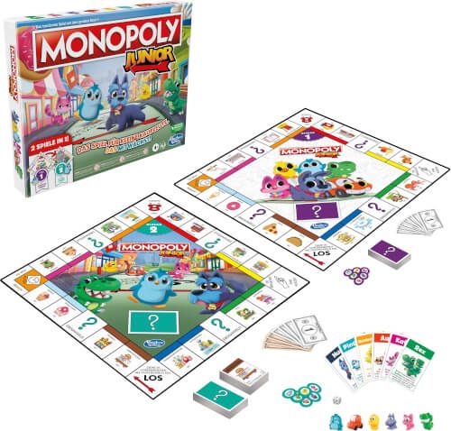 Monopoly - Junior 2 Games in 1