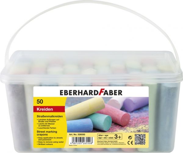 Eberhard Faber - Straßenmalkreide, 50er Eimer