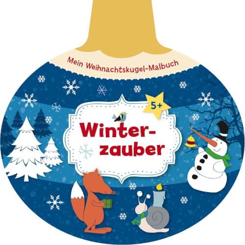 Ravensburger® Bücher - Weihnachtskugel Malbuch: Winterzauber