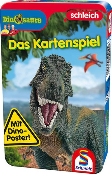 Schmidt Spiele - Dinosaurier Kartenspiel mit tollem Poster