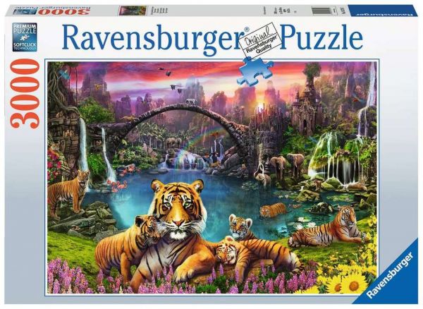 Ravensburger® Puzzle - Tiger in paradiesischer Lagune, 3000 Teile