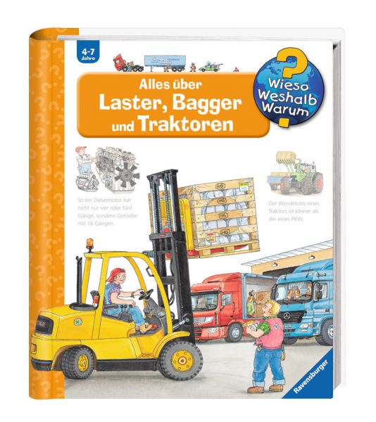 Ravensburger® WWW - Alles über Laster,Bagger & Traktoren