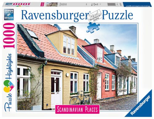 Ravensburger® Puzzle - Häuser in Aarhus, Dänemark, 1000 Teile
