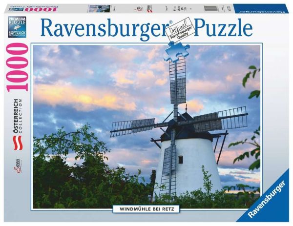 Ravensburger® Puzzle - Windmühle bei Retz, 1000 Teile