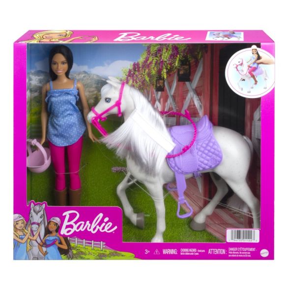 Barbie® - Pferd & Puppe