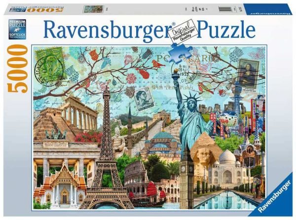 Ravensburger® Puzzle - Big City Collage, 5000 Teile
