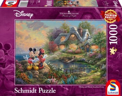 Schmidt Puzzle - Disney, Sweethearts Mickey & Minnie, 1000 Teile