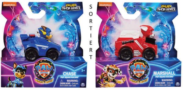 Spin Master Paw Patrol Movie II - Pup Squad Racers, sortiert