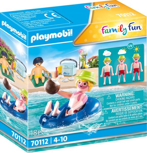 PLAYMOBIL® Family Fun - Badegast mit Schwimmreifen