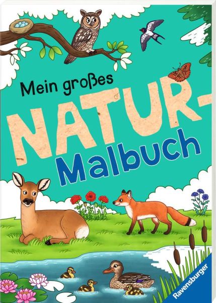 Ravensburger® Bücher - Mein großes Natur-Malbuch